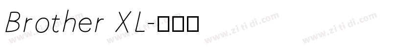 Brother XL字体转换